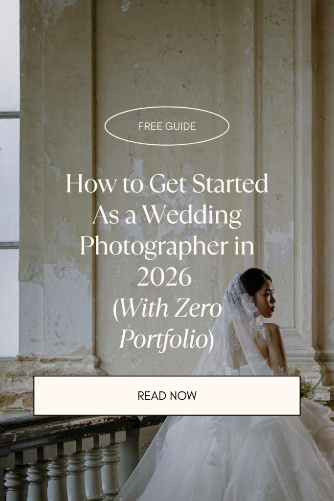 how to become a wedding photographer in 2026 with zero portfolio